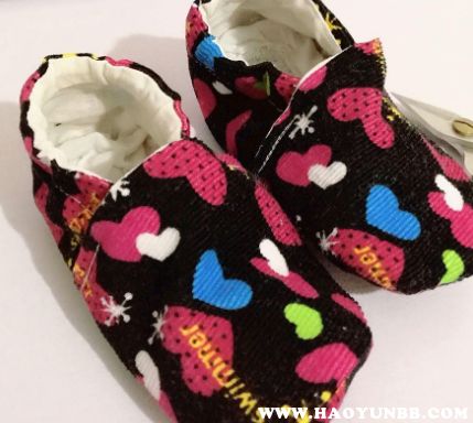 小孩子手工制作棉鞋花样图纸大全,儿童手工鞋子花样图案和图解
